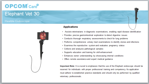 Elephant Vet 30 Flexible Endoscope