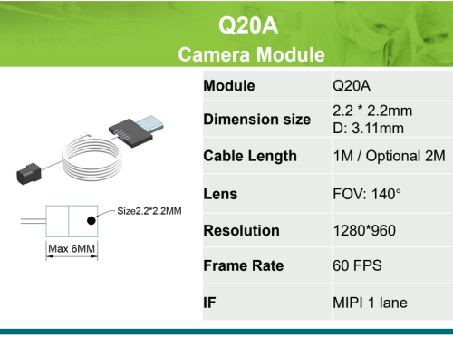 Q20A Camera Module For endoscope