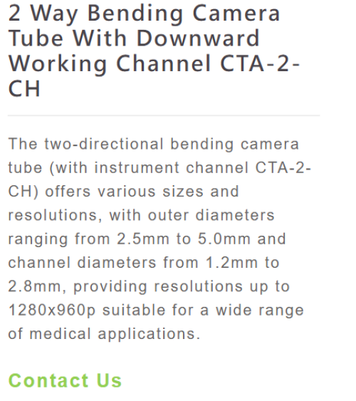 Customized Disposable Ureteroscope + Bronchoscope