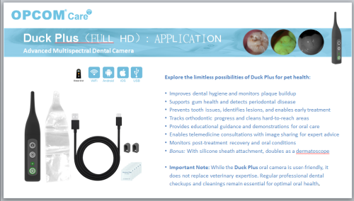 Duck Plus for Vets Dental Camera